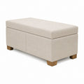 Polsterbank mit Stauraum Beige Polyester Rechteckig 120 x 45 x 45 cm